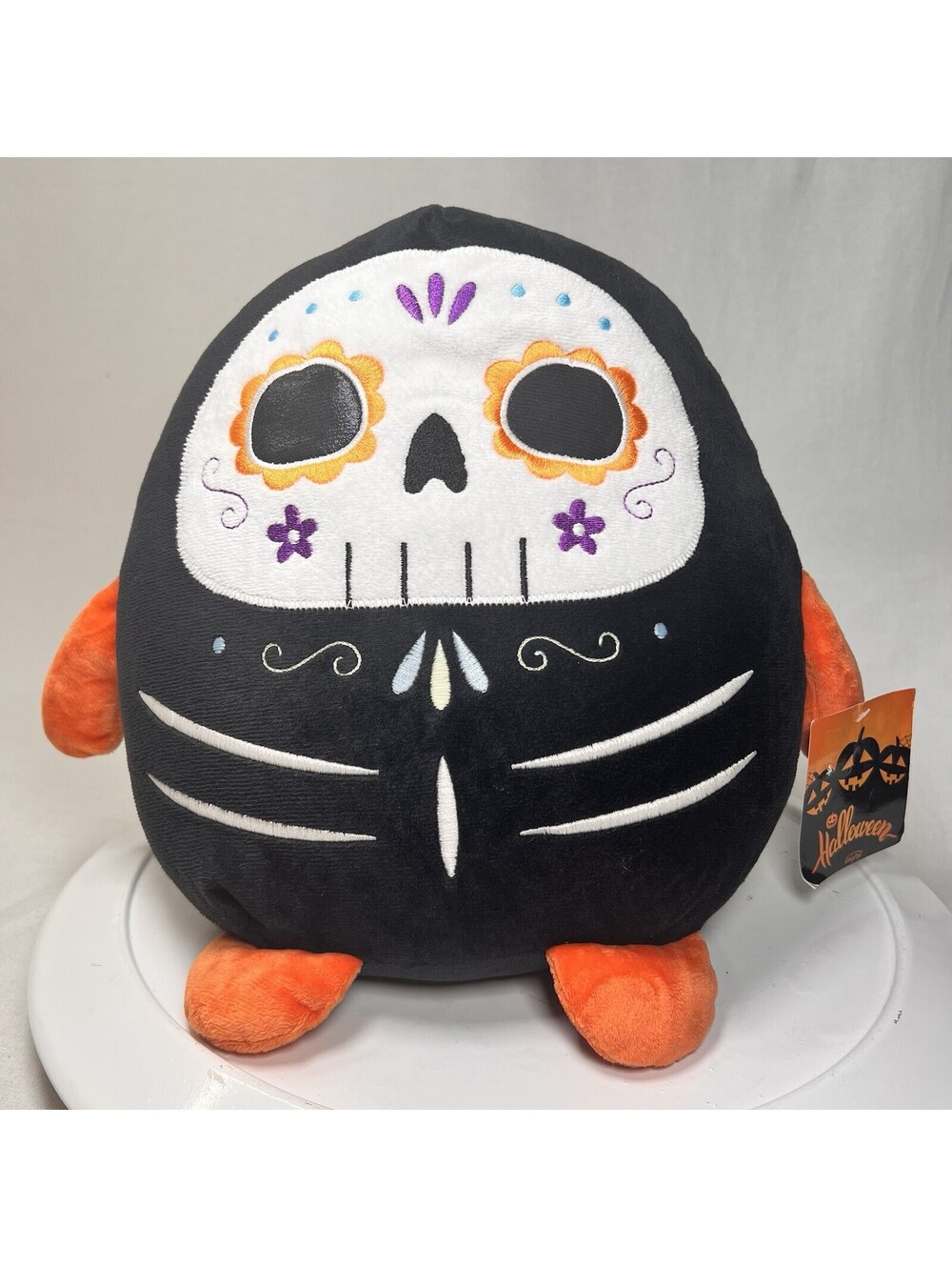 Smoochy Pals 12" Halloween Plush Day Of The Dead Stuffed Toy “Sugar Skull” NEW